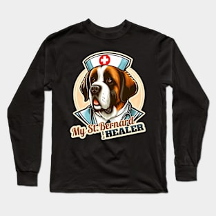 Doctor St. Bernard Long Sleeve T-Shirt